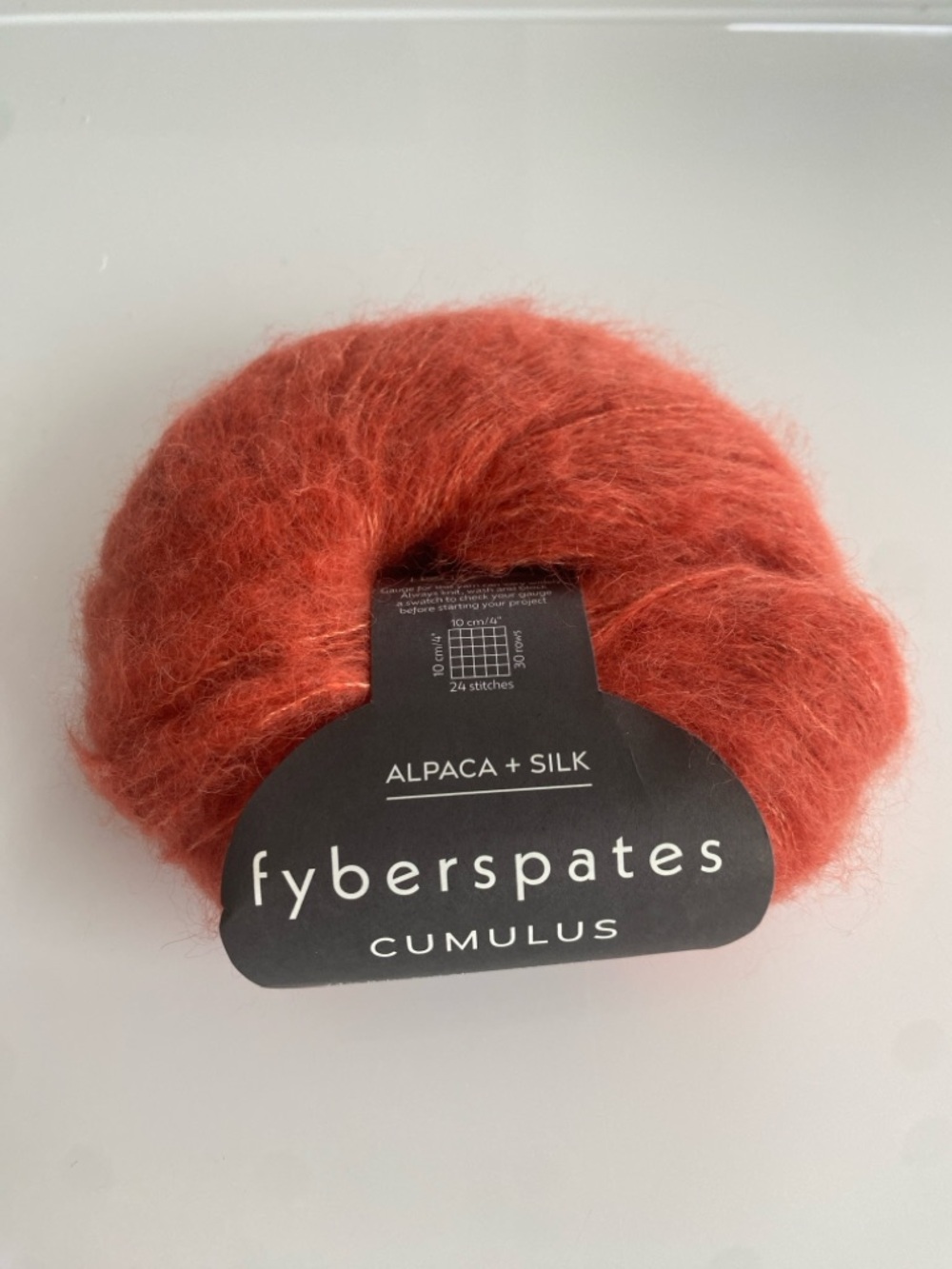 NWT Fiberspates Cumulus Yarn in Colour Foxy
